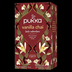 Pukka Organic Herbal Tea Vanilla Chai Tea 1 Box of 40g 1.4oz - Soposopo