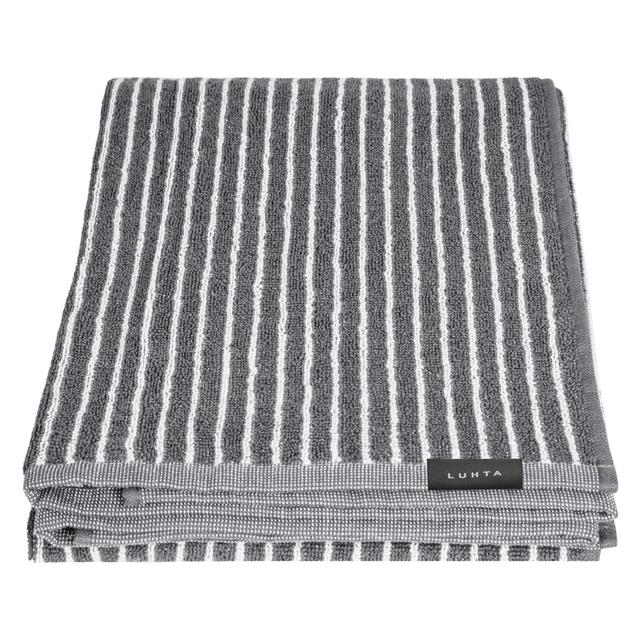 Luhta Home hand towel Luoto dark gray. 50x70 cm - Soposopo