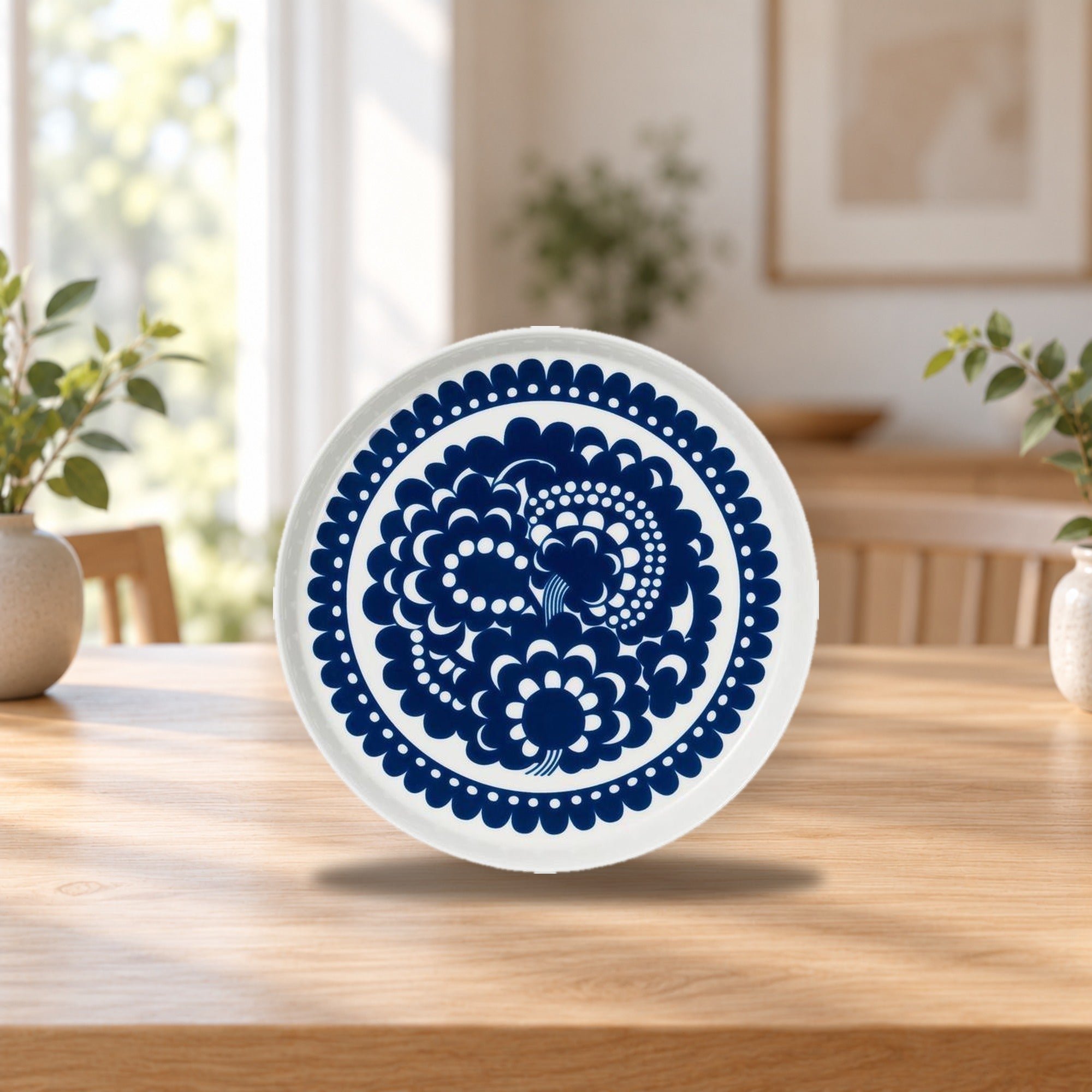 Esteri Pattern Plate 24 cm by Esteri Tomula – product photo on a table