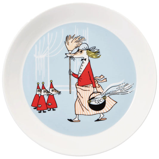 Moomin Plate Mrs. Fillyjonk 19cm Grey – product photo