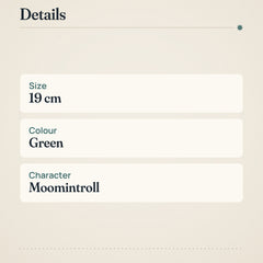 Moomintroll Plate 19cm Grass Green by Arabia – product details