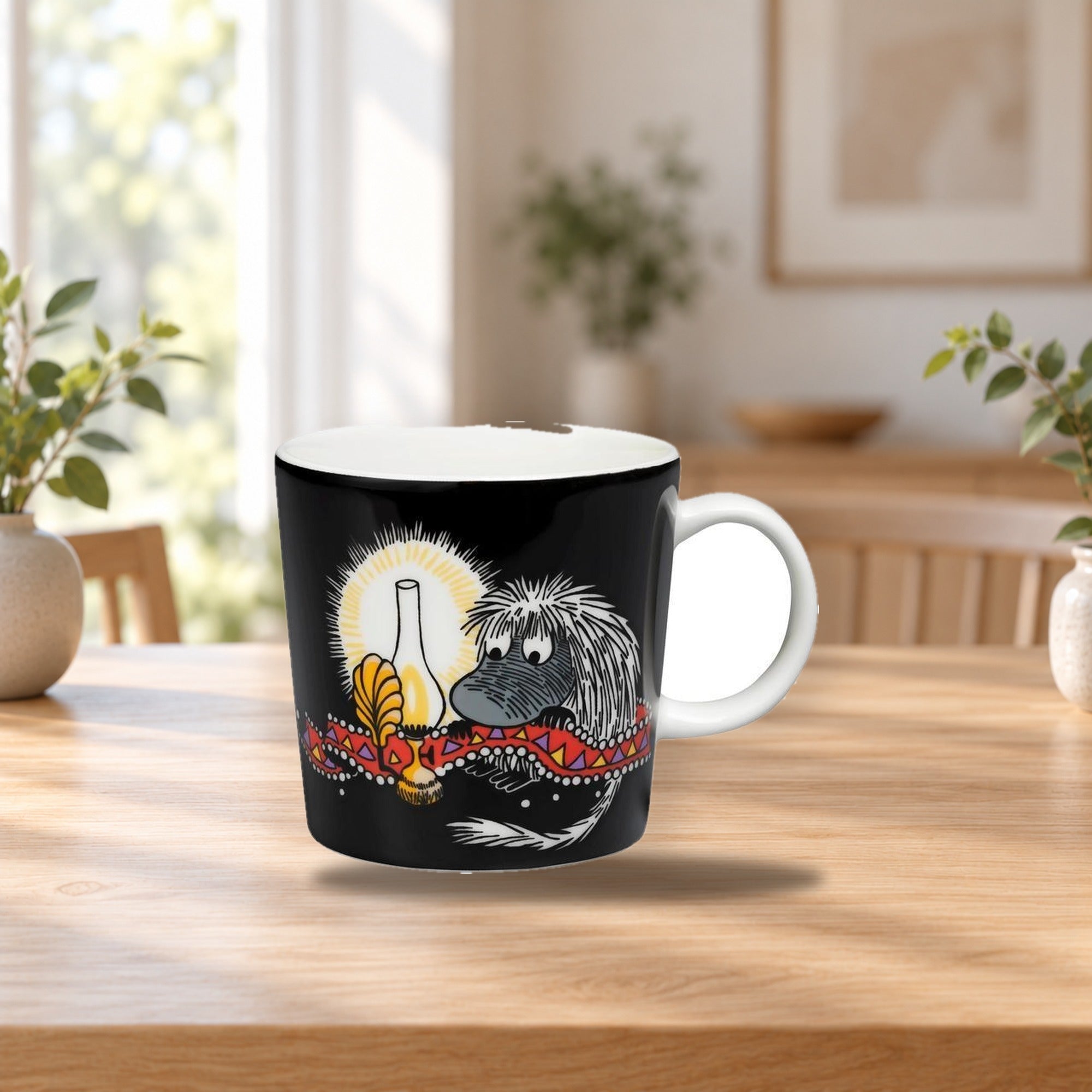 Moomin Mug Ancestor 0.3L Black Arabia 2016 – product photo on a table