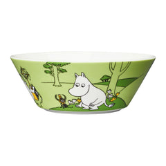 Moomin Bowl 15cm Moomintroll Green Arabia Pottery – product photo