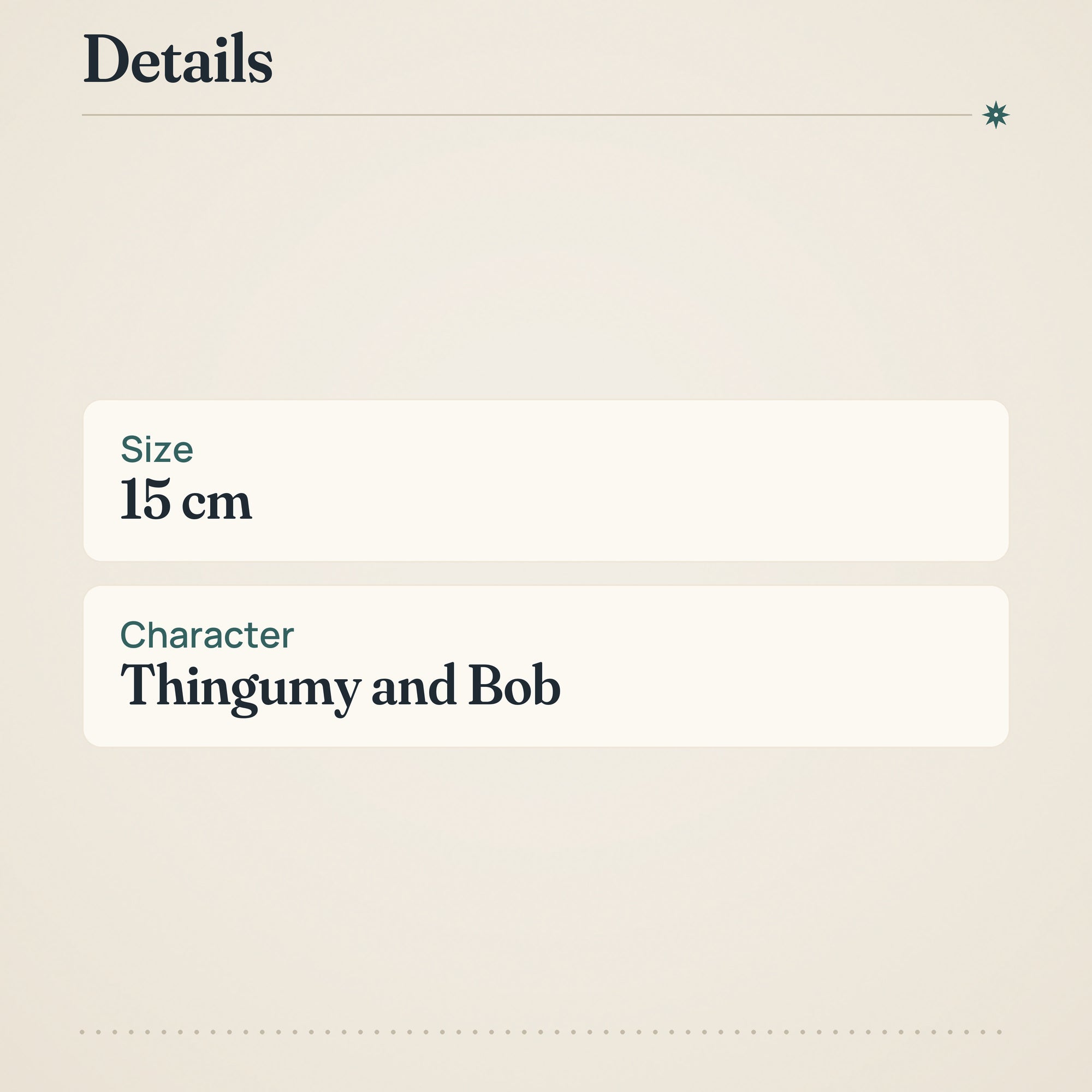 Moomin Bowl Thingumy and Bob 15cm King's Ruby Adventure – product details