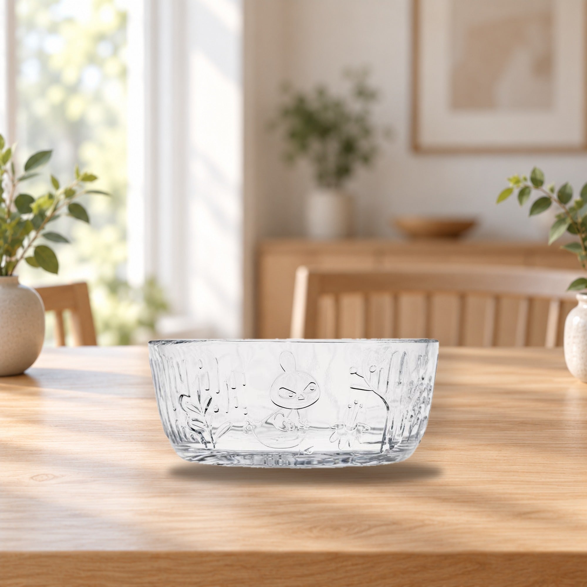 Moomin Bowl 35cl Clear – product photo on a table