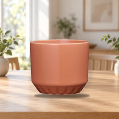 Arabia Ilona Flower Pot 100x120mm Terracotta – product photo on a table