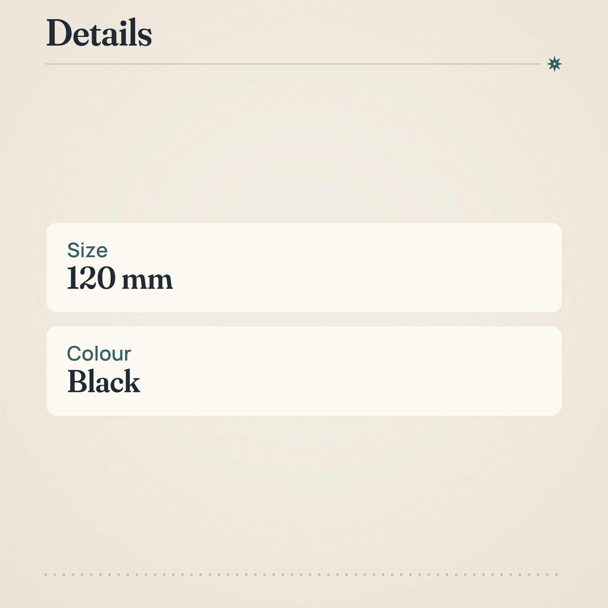 Arabia Ilona Flower Pot 100x120mm Matte Black – product details