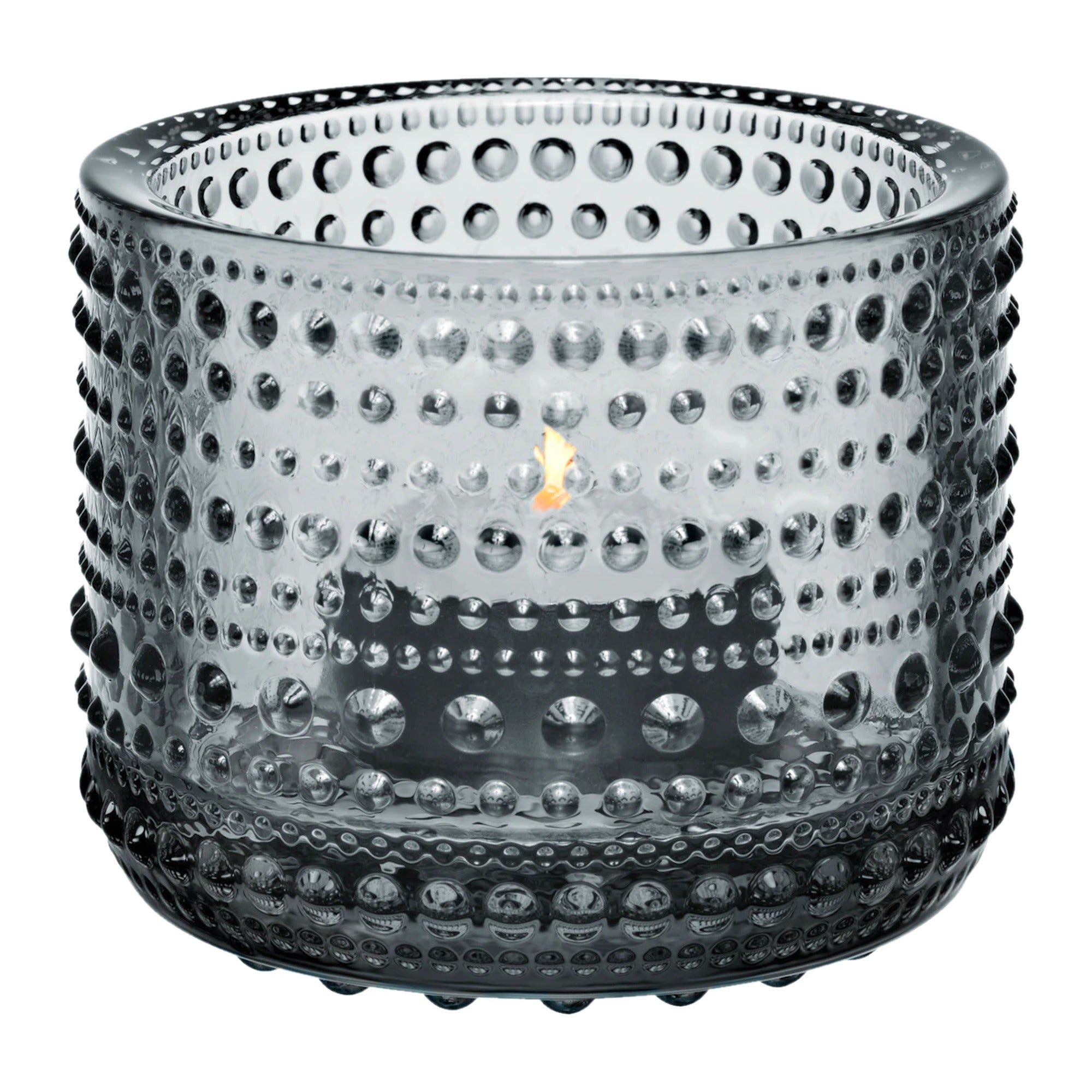 Iittala Kastehelmi Tealight Votive 64mm Grey Candleholder – product photo