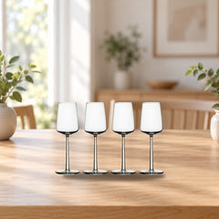Iittala Essence White Wine Glass Set of 4 – product photo on a table