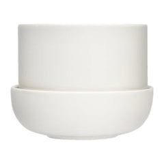 Iittala Nappula Plant Pot & Saucer White 170x130mm – product photo