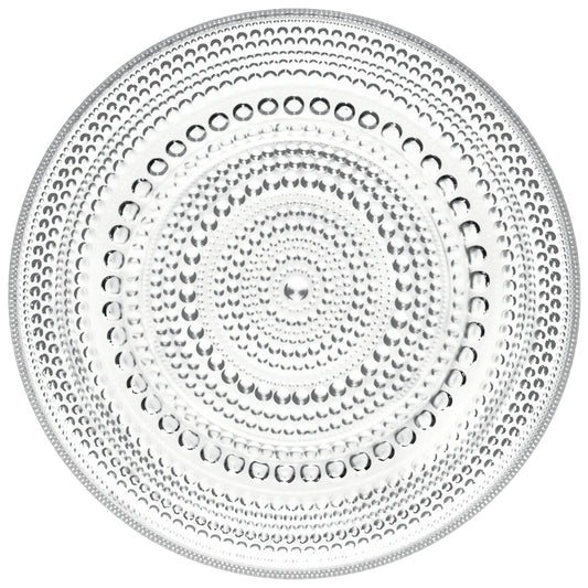 Iittala Kastehelmi Plate 17cm Clear Glass Dinnerware – product photo