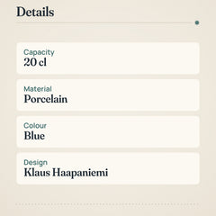 Iittala Taika Blue Coffee Cup 20cl – product details