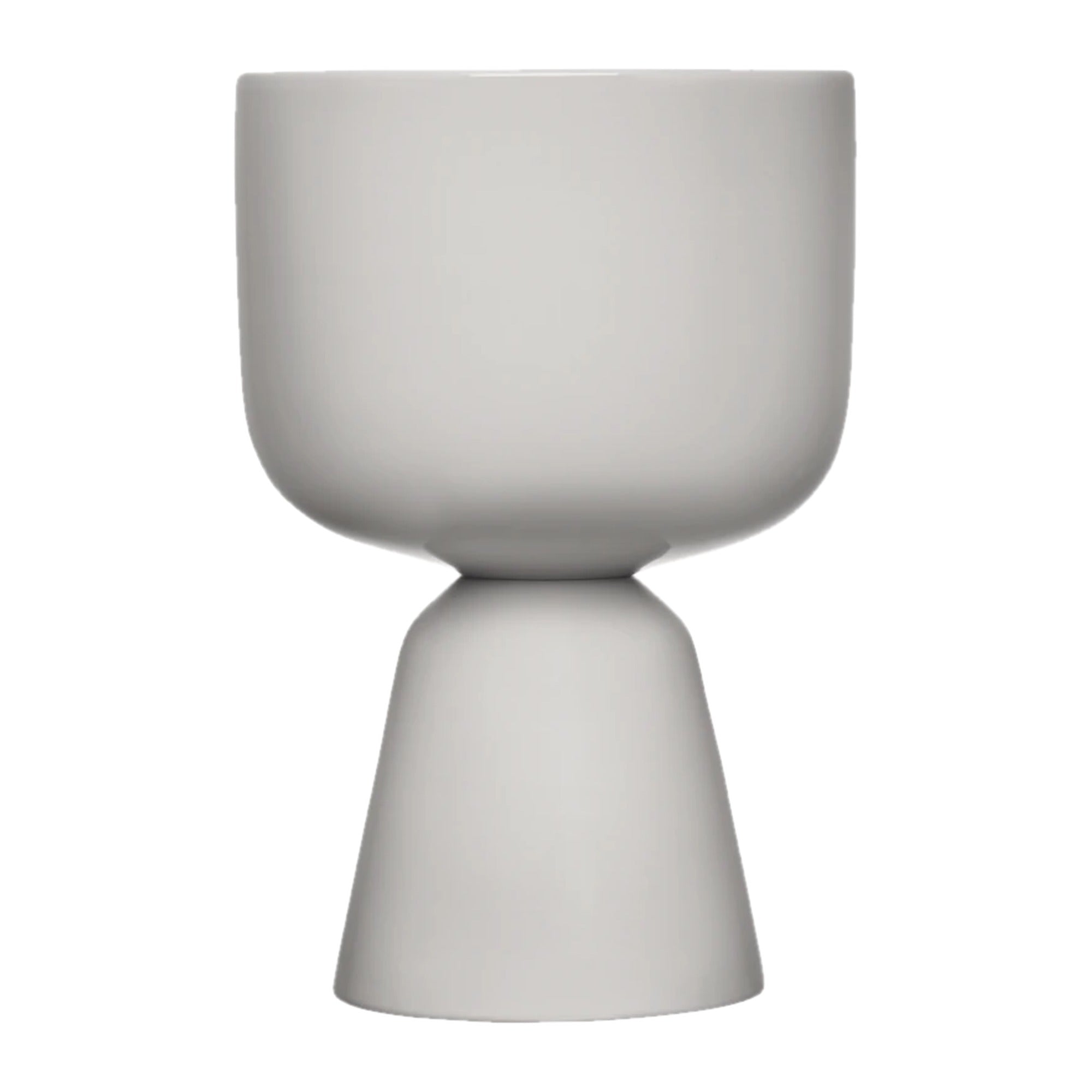 Iittala Nappula Plant Pot S 230x155mm Light Grey – product photo