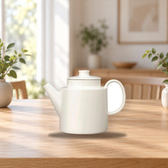 Iittala Teema Teapot 1L White – product photo on a table