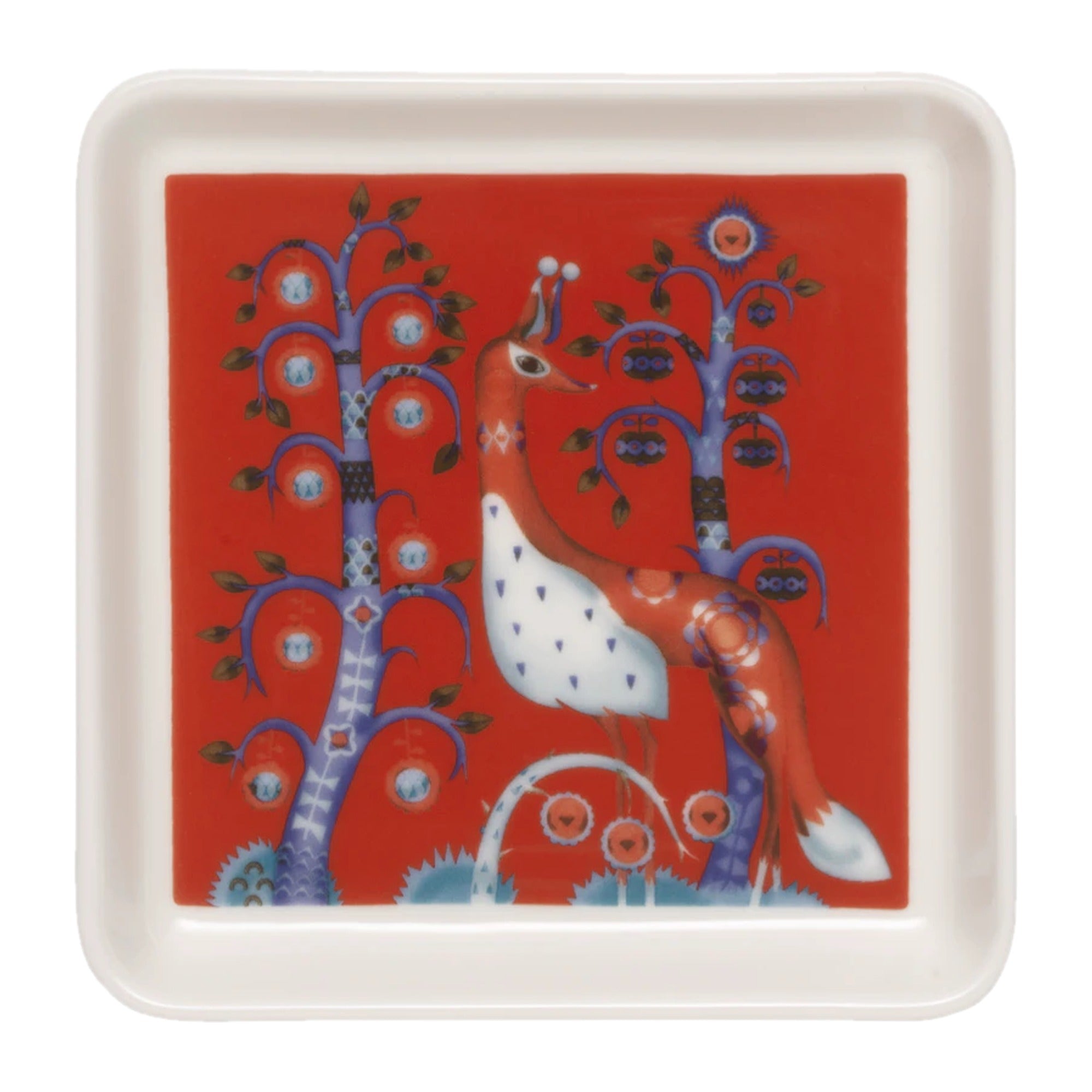Iittala Taika Square Plate 12x12cm Red – product photo