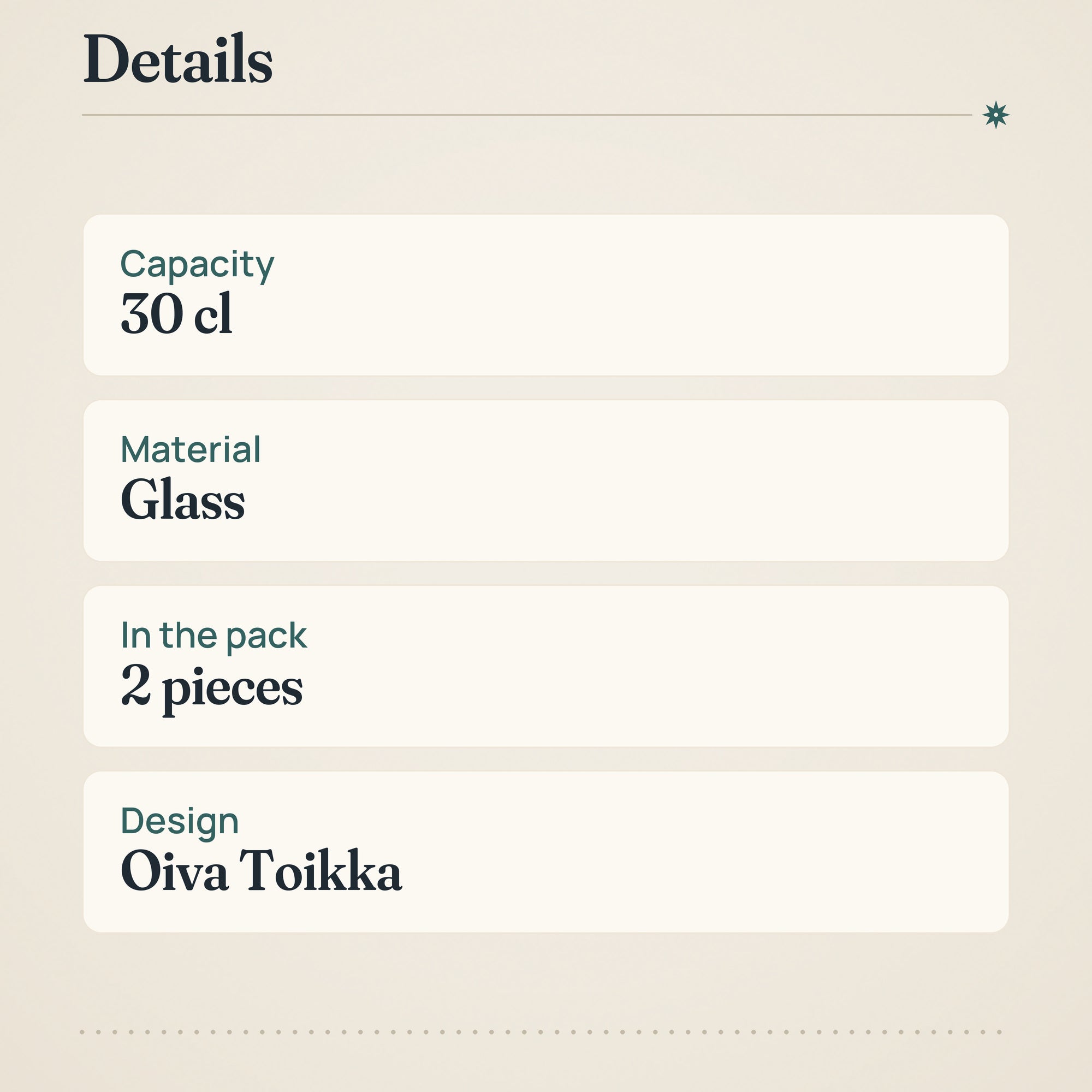 Iittala Kastehelmi Drinking Glass Set 2pcs 30cl Ultramarine – product details