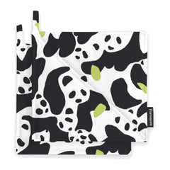 Pot Holder Sukukokous 22x22 cm Black/White – product photo