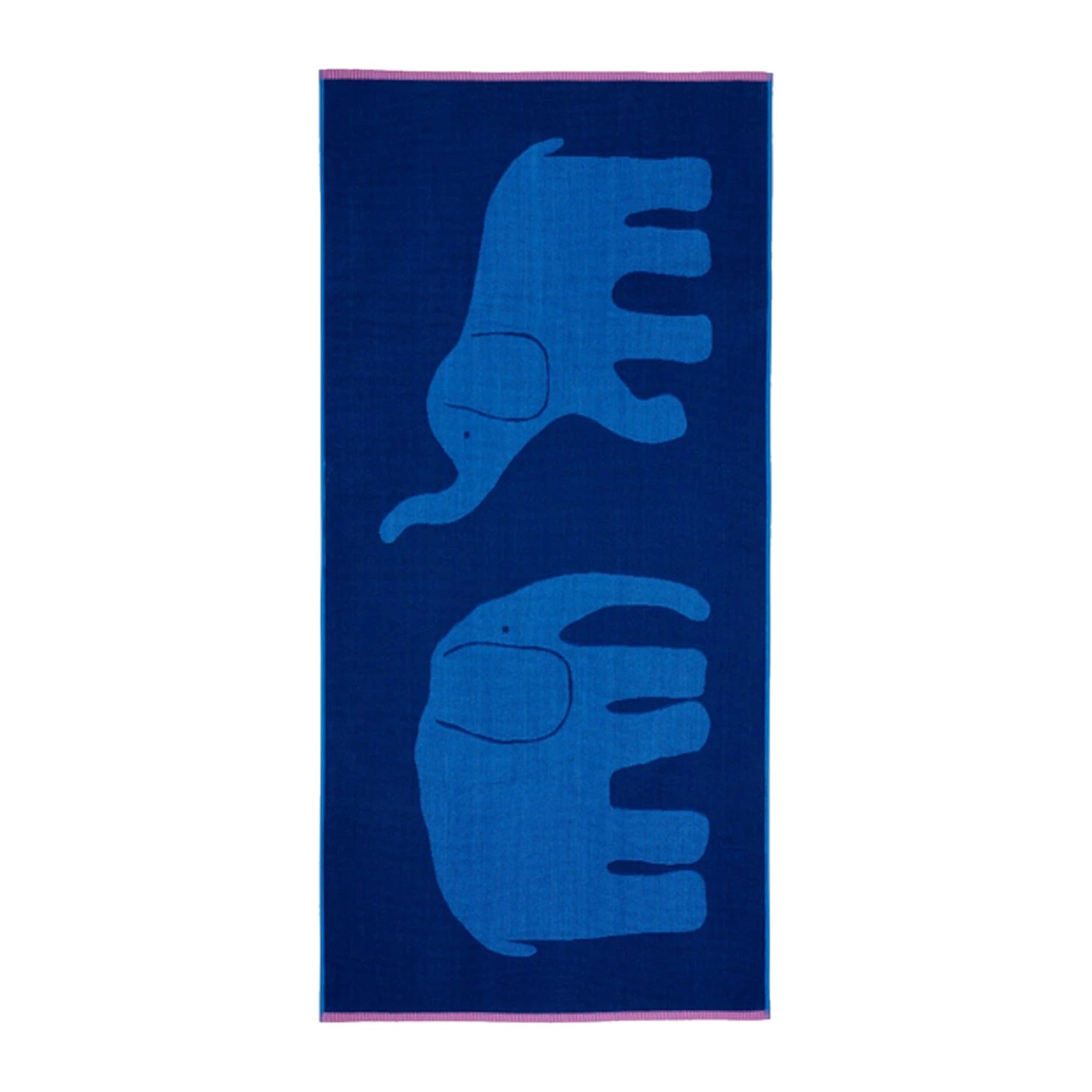 Finlayson Elefantti Vapaa Bath Towel 70x150 cm Blue/Pink – product photo