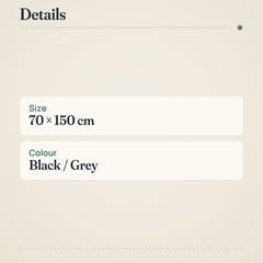 Finlayson Elefantti Bath Towel 70x150 cm Black/Grey – product details
