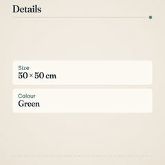 Finlayson Leeni Cushion Cover 50x50 cm Green – product details