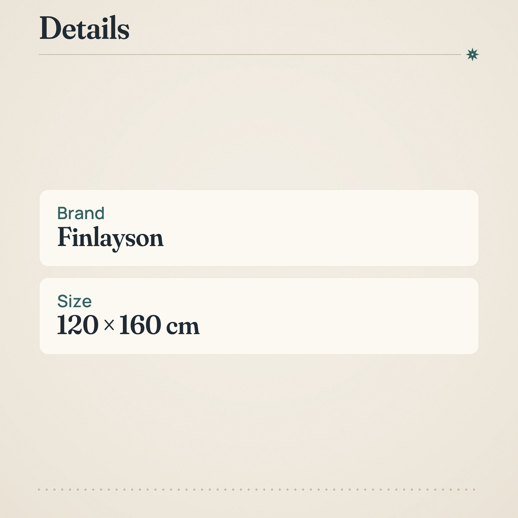 Finlayson Children's Duvet Set Sukukokous 120x160 cm – product details
