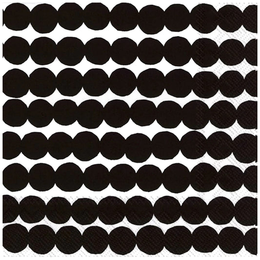 Marimekko Räsymatto Black Napkins 33cm – product photo
