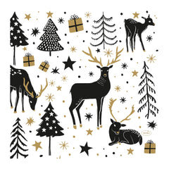 DUNI Napkin Magic Winter 33x33cm 3-Ply – product photo