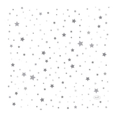 DUNI Silver Stardust Napkin 33x33cm 3-ply – product photo
