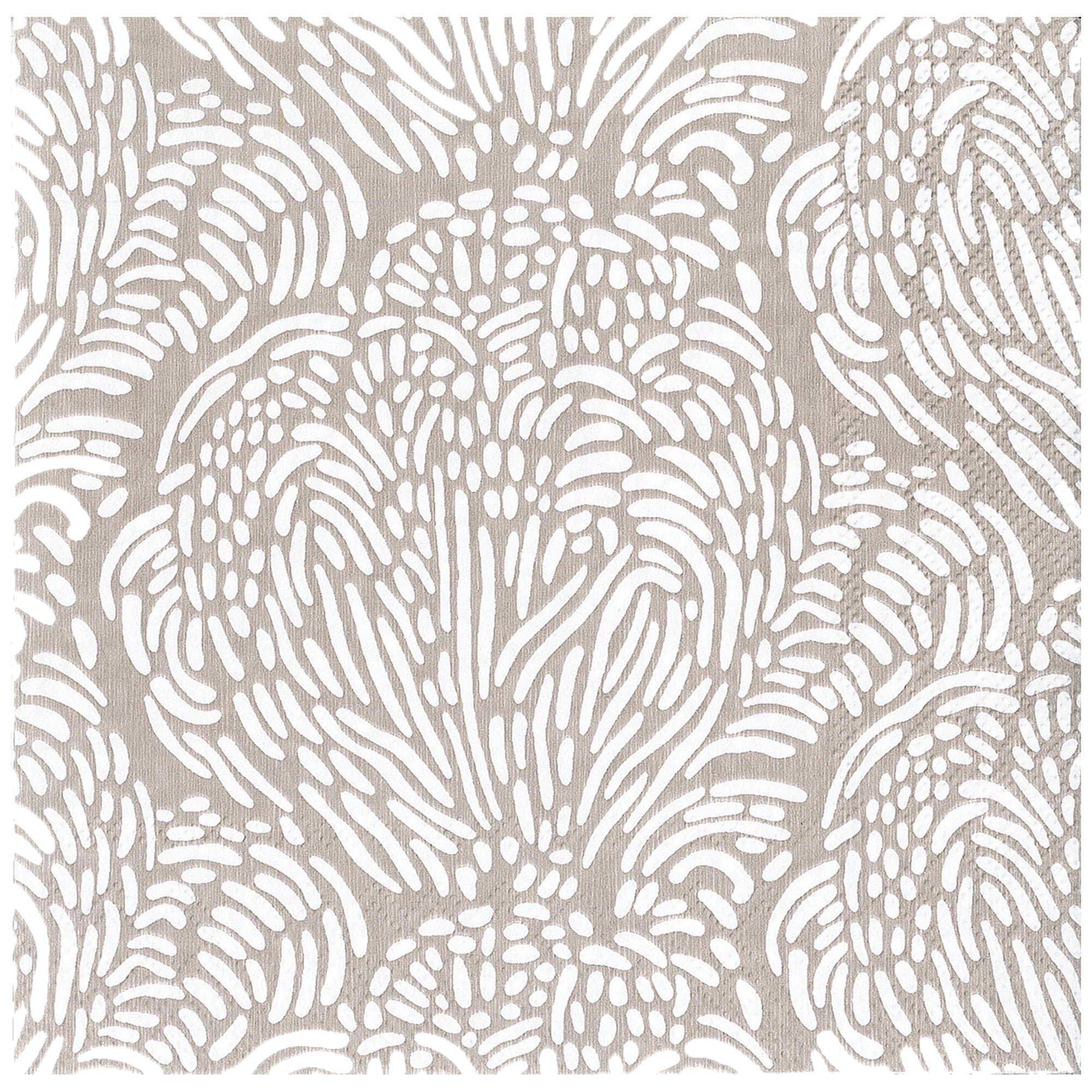 Pentik 25cm Lichen Light Brown Napkins – product photo
