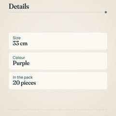 Havi-Kuovi Garden Purple Napkins 20pcs 33cm – product details