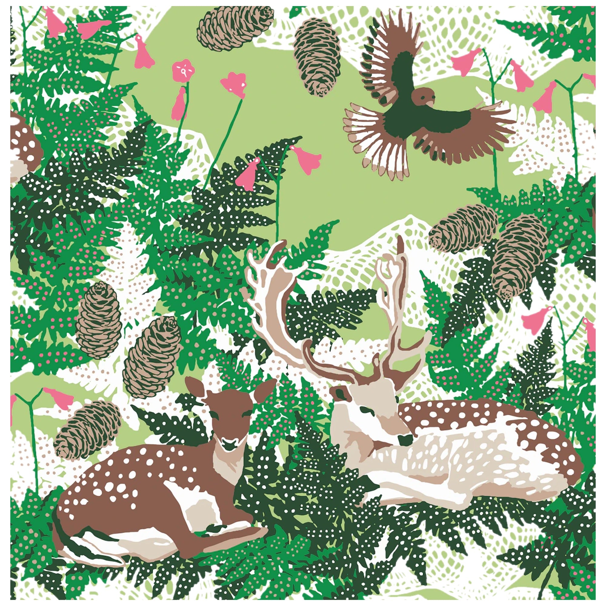 Huhtamaki Forest Hideaway Napkin 20x25cm – product photo