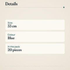 Havi-Kuovi Garden Tissue Napkins Blue-Yellow 33cm 20pcs – product details