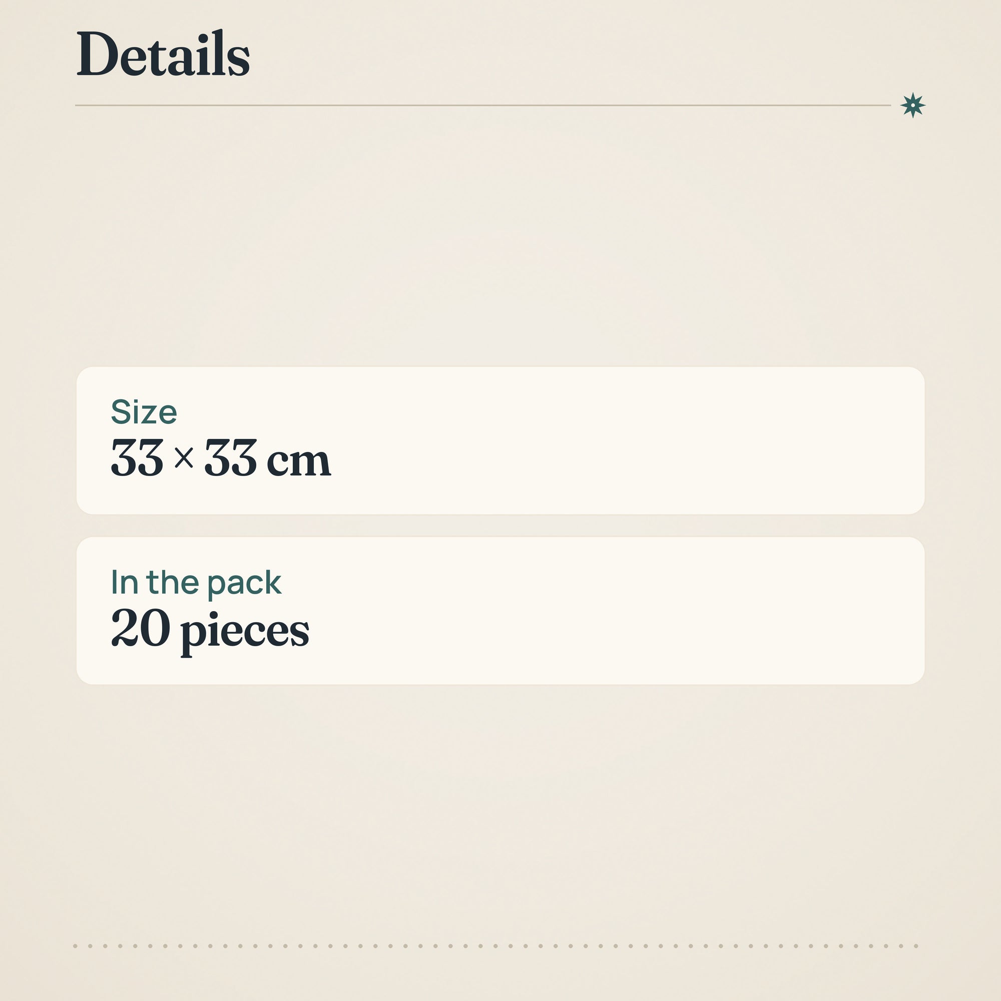 60th Birthday Napkins – product details