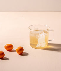 Moomin Glass Mug Moomintroll 3.5 dl Clear – product photo