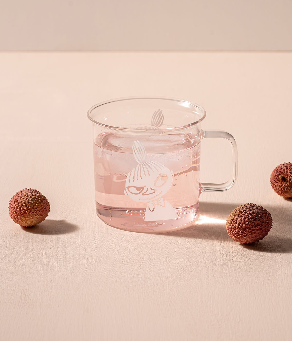 Muurla Moomin Glass Mug Little My 3.5 dl – product photo