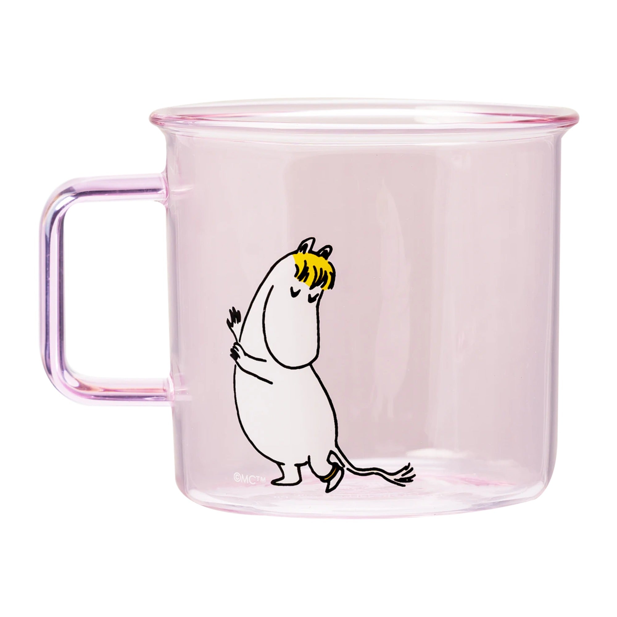 Muurla Moomin Glass Mug Snork Maiden 3.5 dl Pink – product photo