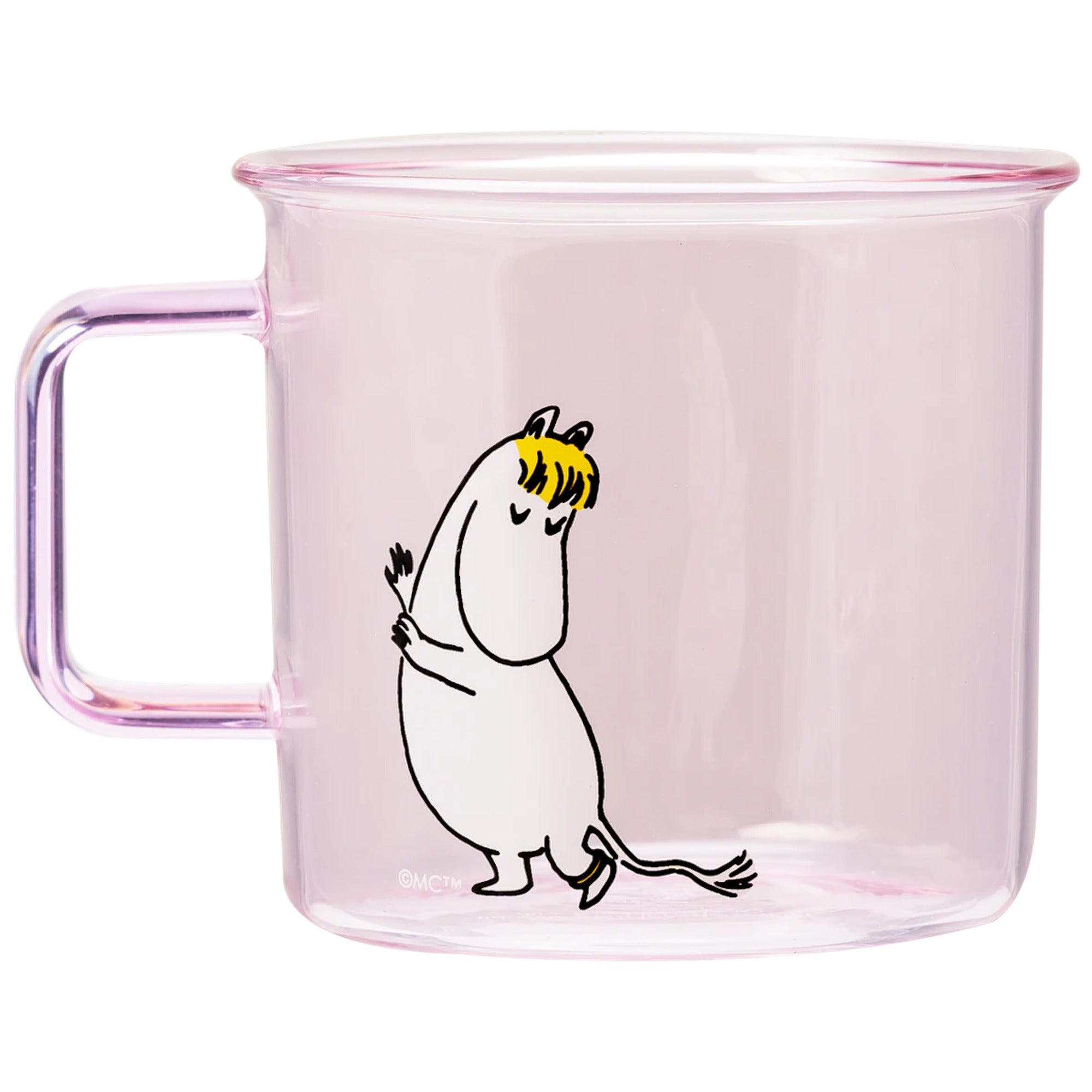 Muurla Moomin Glass Mug Snork Maiden 3.5 dl Pink – product photo
