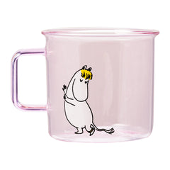 Muurla Moomin Glass Mug Snork Maiden 3.5 dl Pink – product photo
