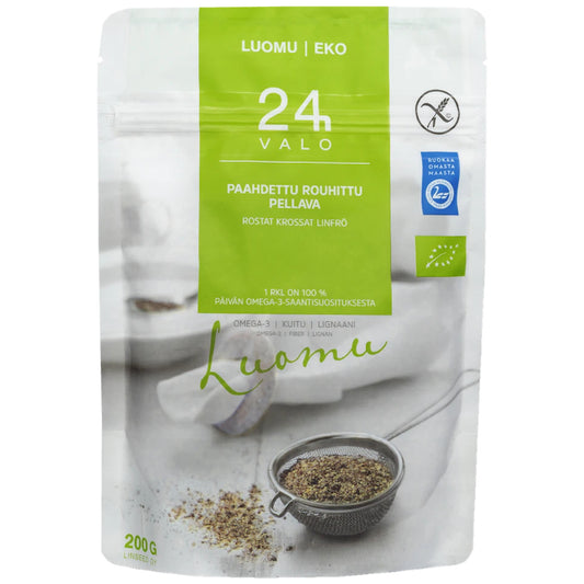 Organic Roasted Ground Flaxseed 200g – product photo
