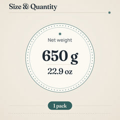 Finax Muesli Nut & Fruit 650g – size and quantity