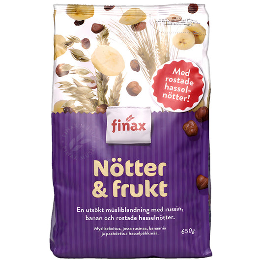 Finax Muesli Nut & Fruit 650g – product photo