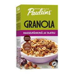 Paulúns Hazelnut & Date Granola Cereal 450g – product photo