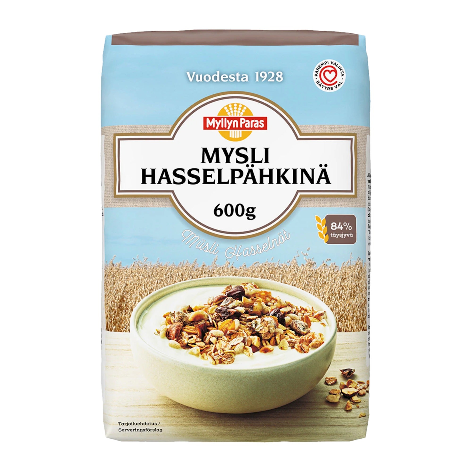 Myllyn Paras Muesli Hazelnut 600g – product photo