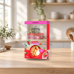 Myllärin Gluten-Free Berry Granola 350g – product photo on a table