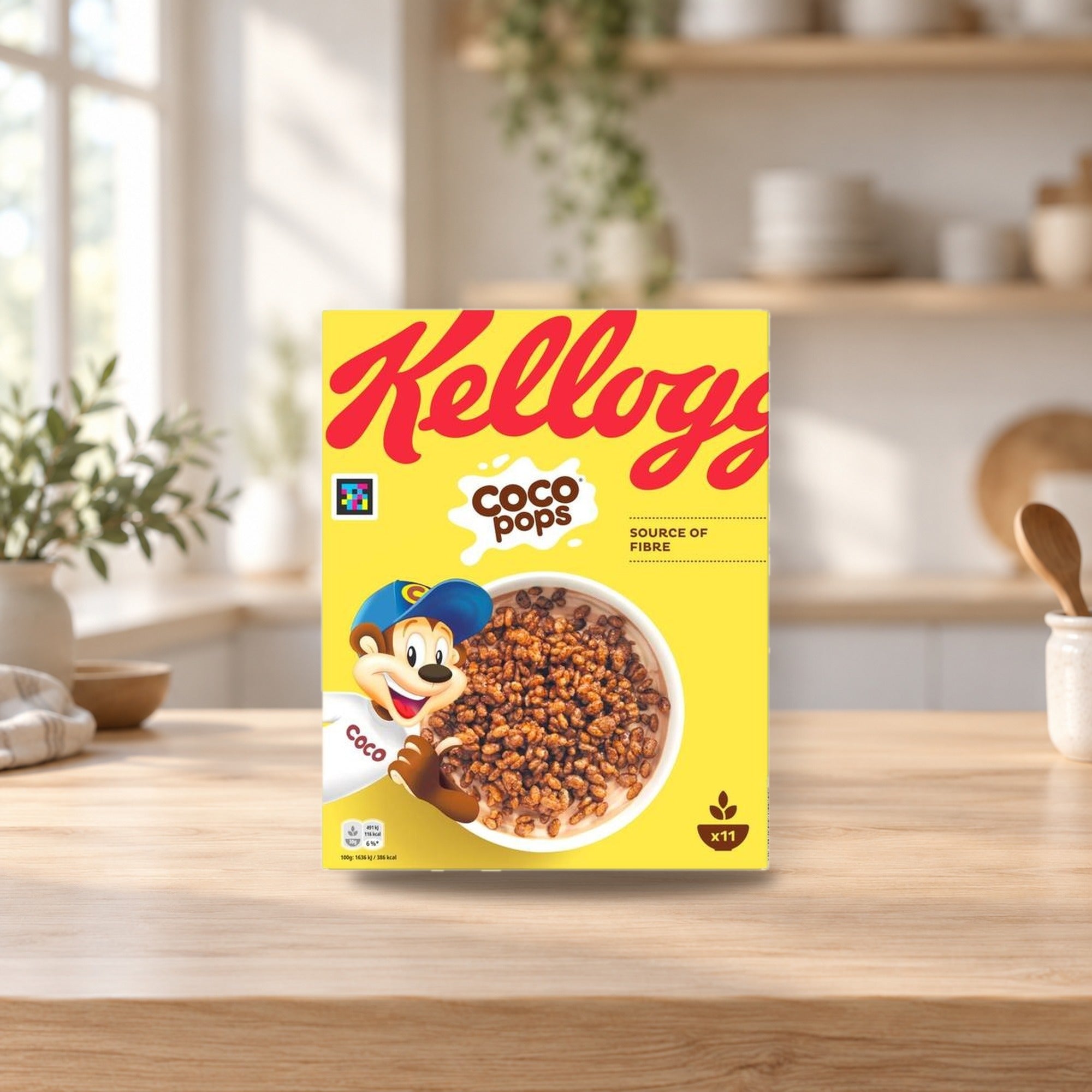 KELLOGG'S Coco Pops 330g – product photo on a table