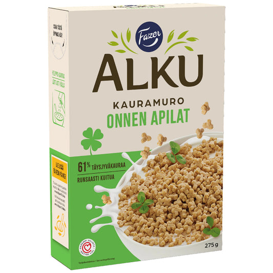 Fazer Alku Lucky Clovers Oat Cereal 275g – product photo