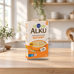 Paulúns Granola Muesli with Mulberry & Strawberry 450g – product photo on a table