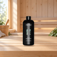 Rento Sauna Fragrance Arctic Pine 400 ml Essential Oil – product photo on a table
