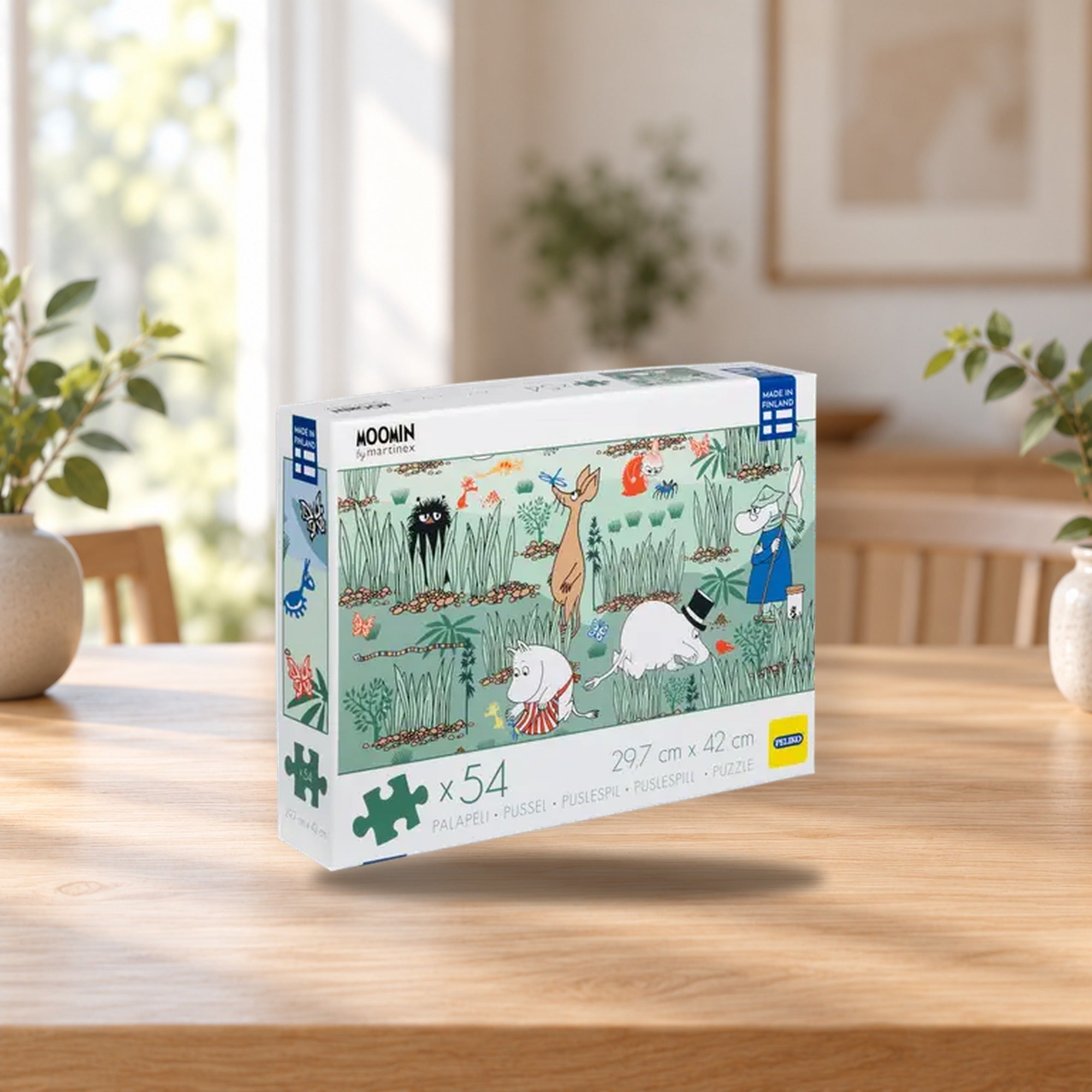 Moomin Puzzle 54 Pieces – product photo on a table