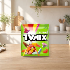 Malaco TV Mix Fruit Candy Mix 1 Pack of 340g – product photo on a table